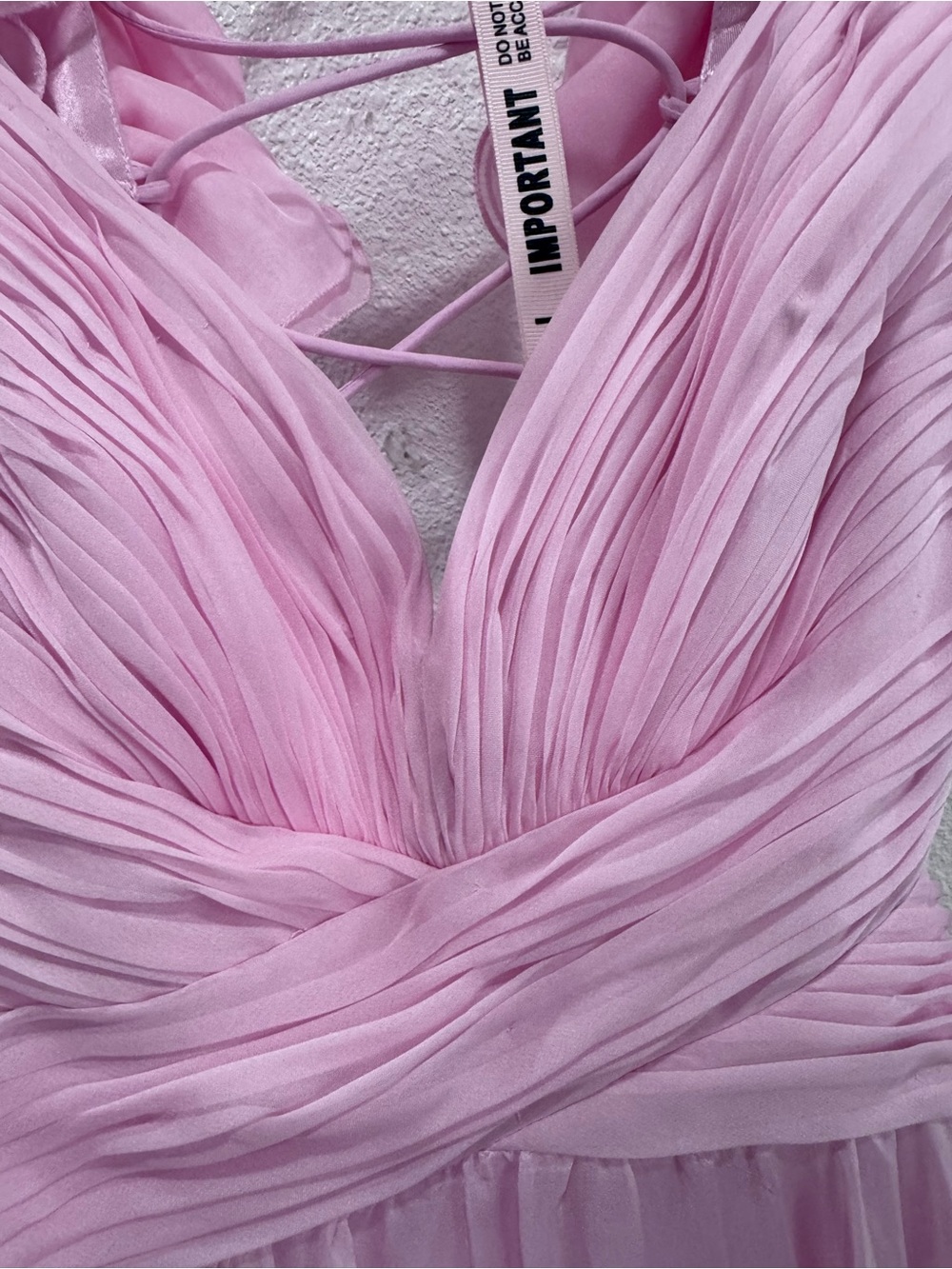 NEW MAC DUGGAL
Pink Ruffle Tiered Cut-Out Chiffon Gown in Blush Sz: 4 #67911 - Picture 7 of 13